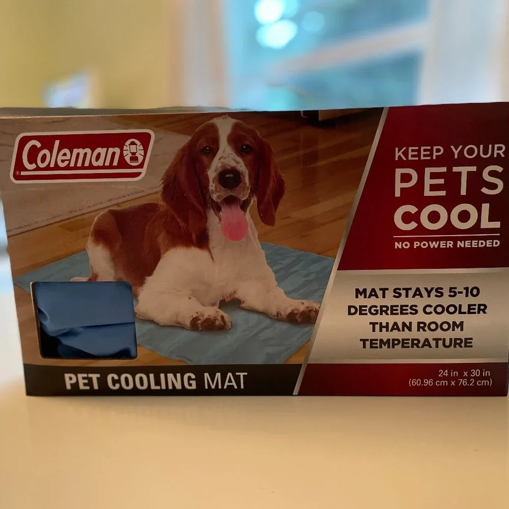 COLEMAN PET COOLING MAT STAYS 5-10 DEGRESS COLLER THAN ROOM TEMPERATURE